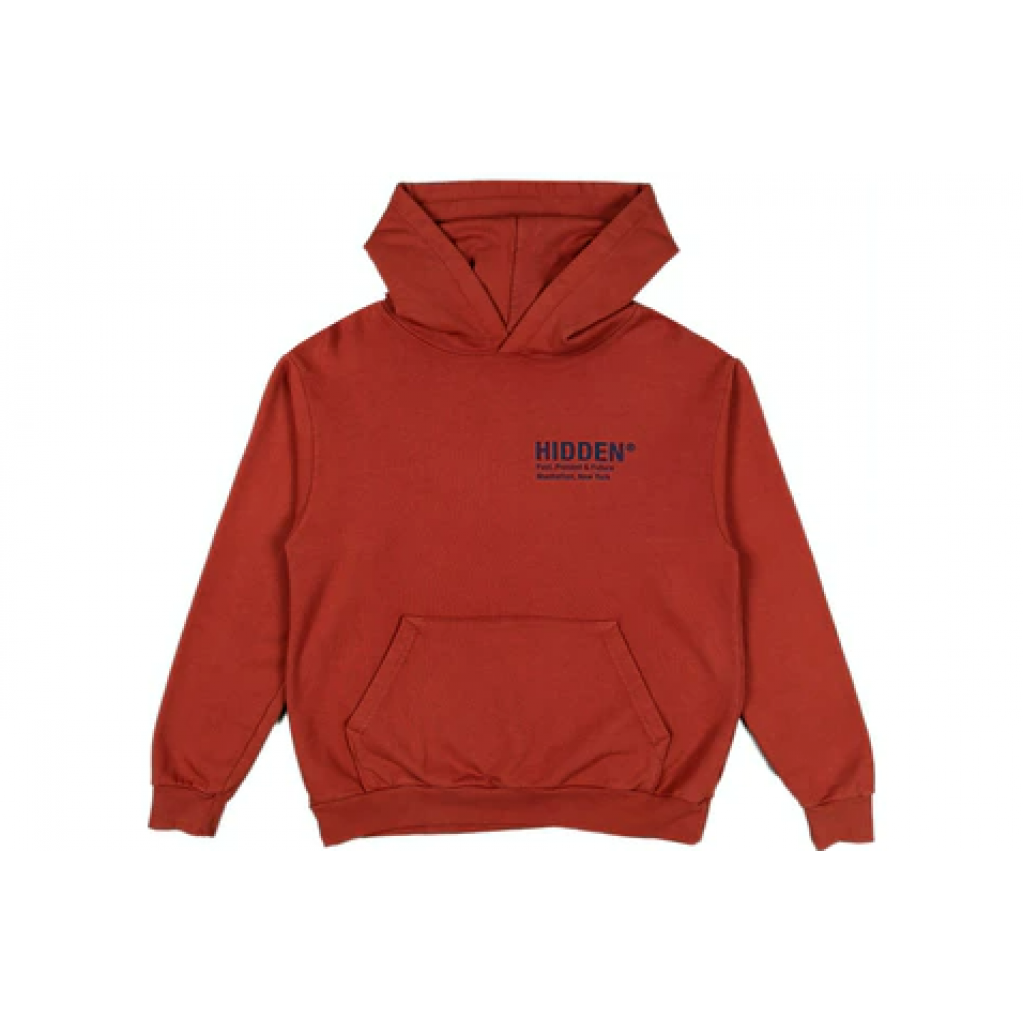 Hidden NY Logo Hoodie Cranberry By Youbetterfly
