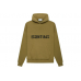 FOG Essentials Knit Pullover Hoodie Amber