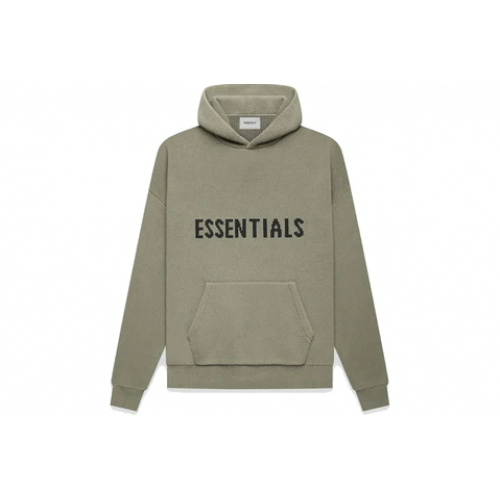 FOG Essentials Knit Pullover Hoodie Pistachio