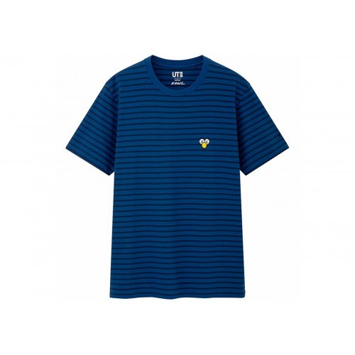 KAWS X Uniqlo BFF Blue Stripe