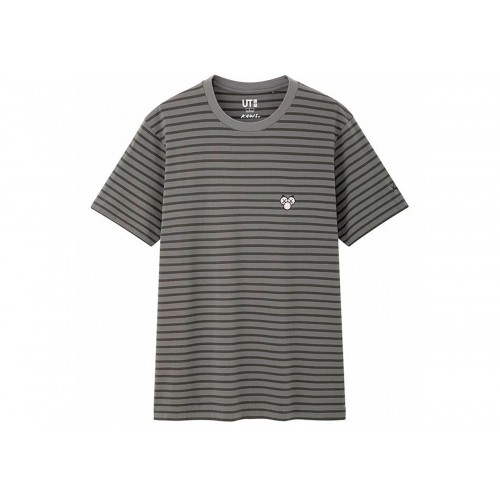 KAWS X Uniqlo BFF Grey Stripe