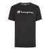 Champion Classic Mid Logo Tee Black