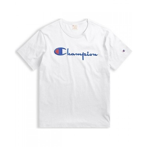 Champion Classic Mid Logo Tee White