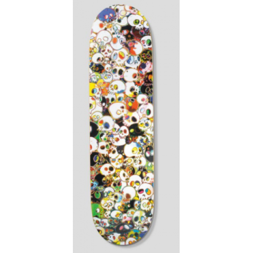 Takashi Murakami Skateboard Skull Deck