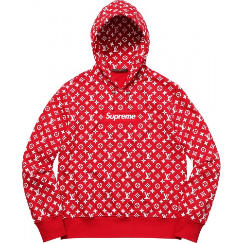 Louis Vuitton x Supreme Box Logo Hooded Sweatshirt