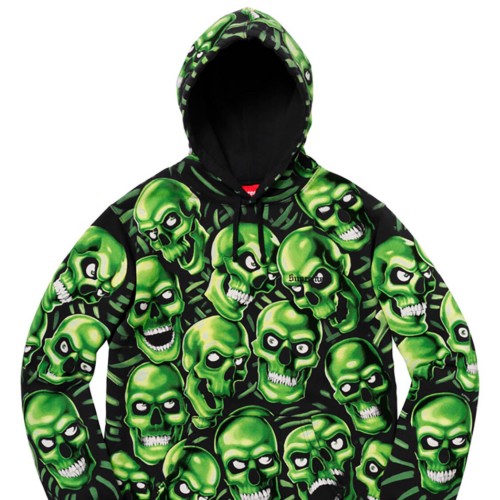 Supreme X Skull Hoodie