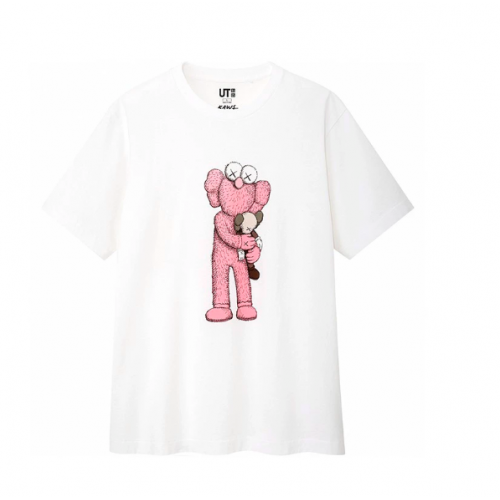 KAWS X Uniqlo BFF UT Pink Companion