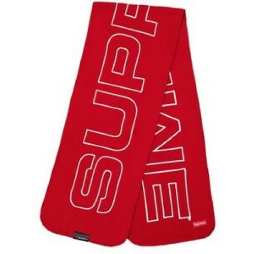 Supreme Polartec Red Scarf