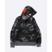 Bape Shark PONR Woodland Camo Hoodie