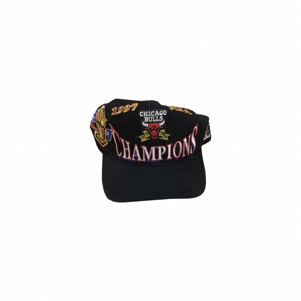 1997 bulls champion cap