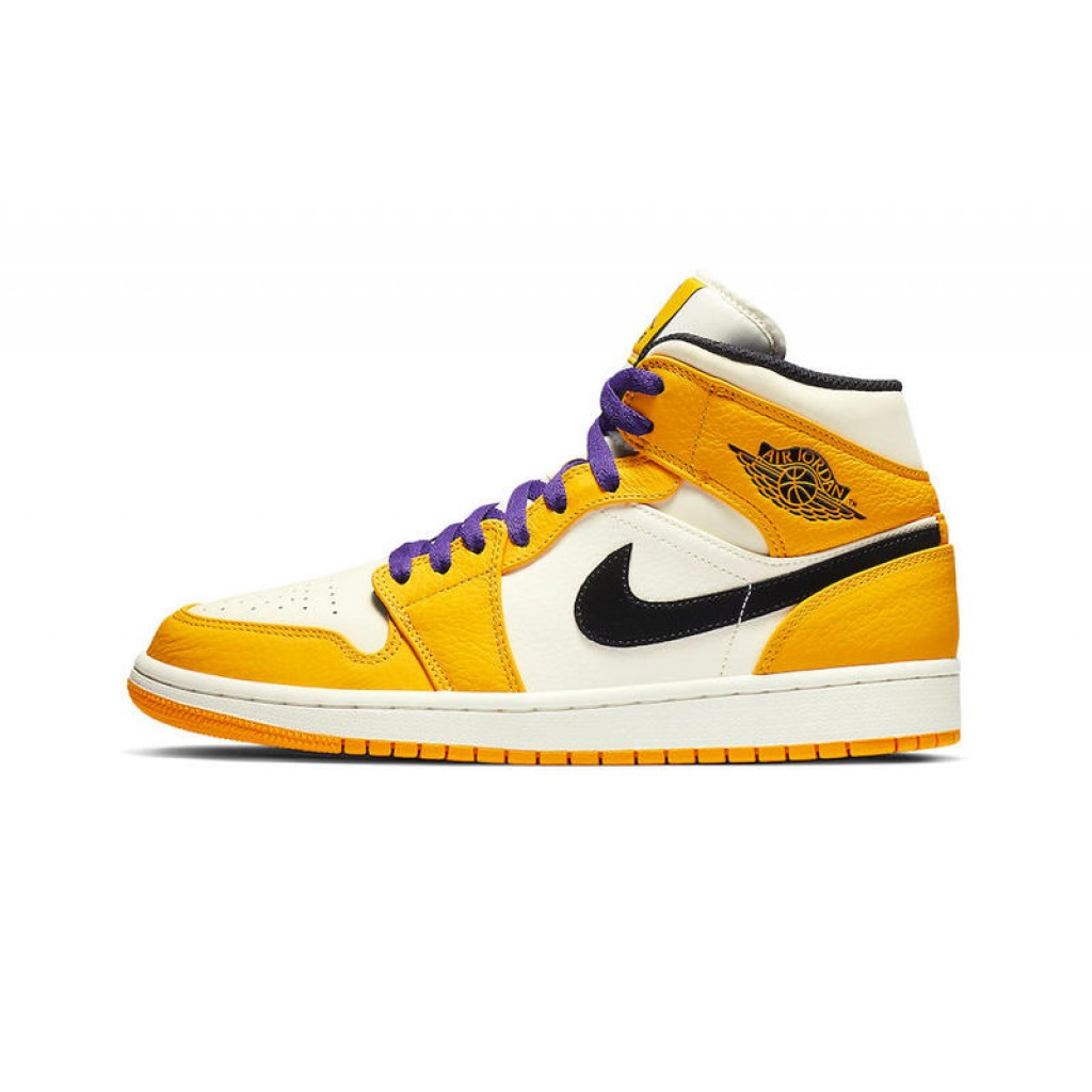 Air Jordan 1 Mid Lakers by youbetterfly