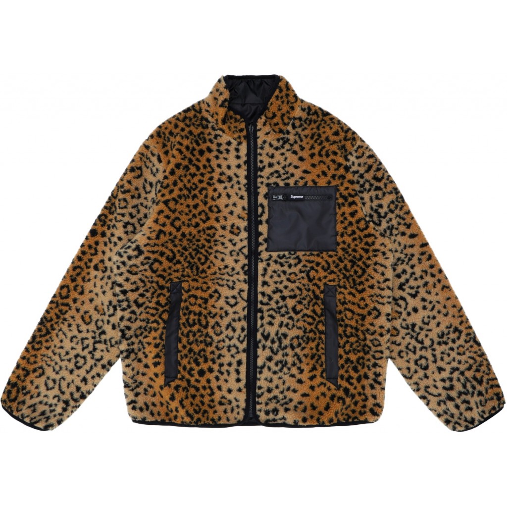 Supreme Reversible Leopard Jacket by Youbetterfly