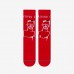 Stance Socks X Jean-Michel Basquiat Red