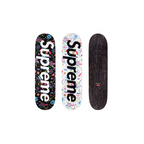 Supreme Airbrushed Floral Skateboard Decks 