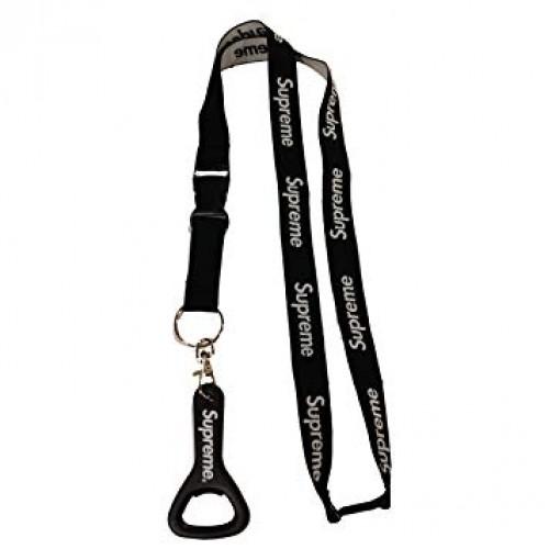 Supreme Lanyard Black SS14 Bottle Opener 