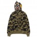 Bape Shark Full Zipped Hoodie Green