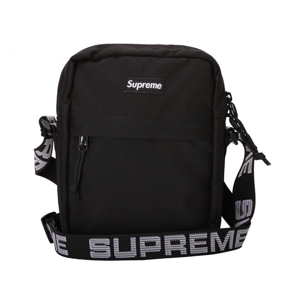 SS18 Supreme Shoulder Bag Black Cordura by Youbetterfly