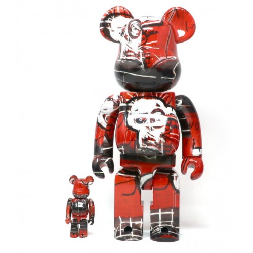 Bearbrick JEAN-MICHEL BASQUIAT #5 100% & 400% Set