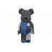 Bearbrick Loopwheeler 100% & 400% Set Black/Blue