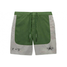 Off-White x Jordan Shorts Green/Grey