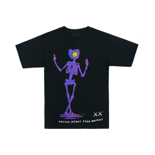 KAWS x Cactus Plant Flea Market T-shirt Black