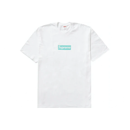 Supreme Tiffany & Co. Box Logo Tee White