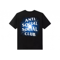 Anti Social Social Club Glow In The Dark Pain T-shirt Black/Blue
