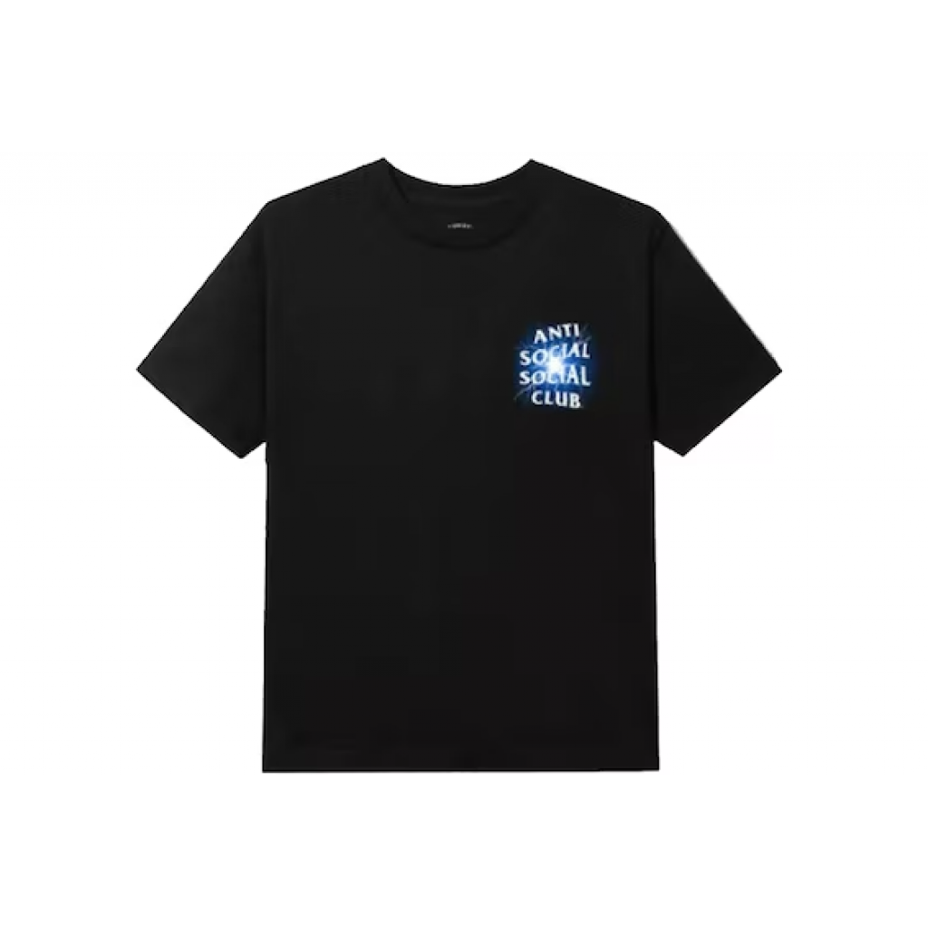 Anti Social Social Club Glow In The Dark Pain T-shirt Black/Blue By ...