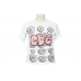 CDG Shirt x KAWS T-shirt White/Pink/Grey