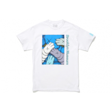 KAWS Brooklyn Museum URGE T-shirt White/Cyan