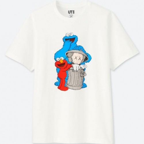 Kaws X Uniqlo SST Elmo Cookie Tee