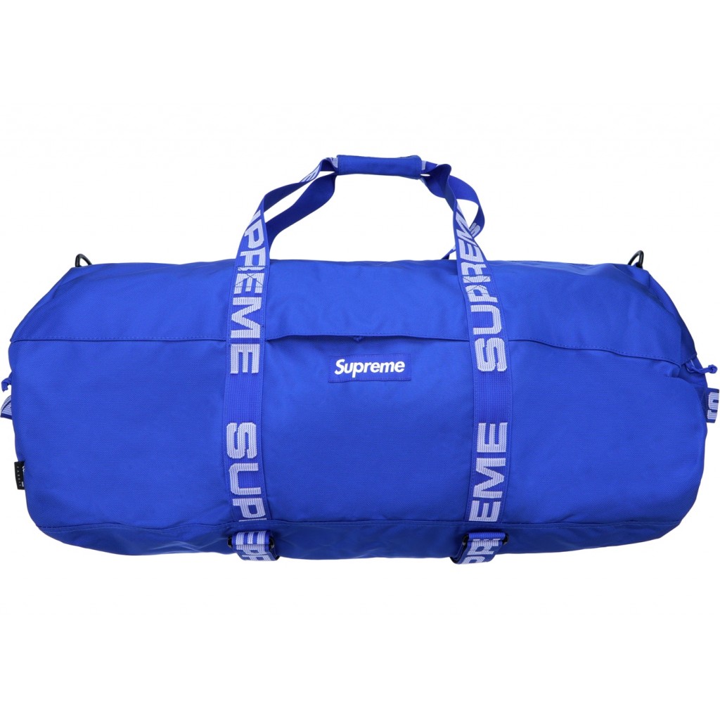 Supreme Duffle Bag Royal SS18 by Youbetterfly