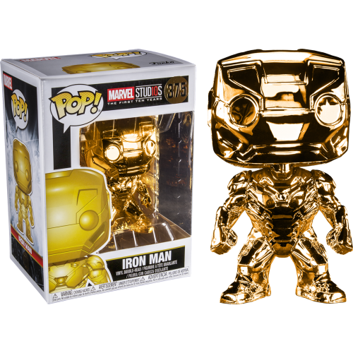 Funko Pop Iron Man Chrome Gold