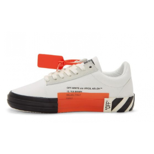 Off-White White Striped Vulcanized