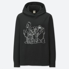 Uniqlo Kaws X Sesame Street Family Hoodie 