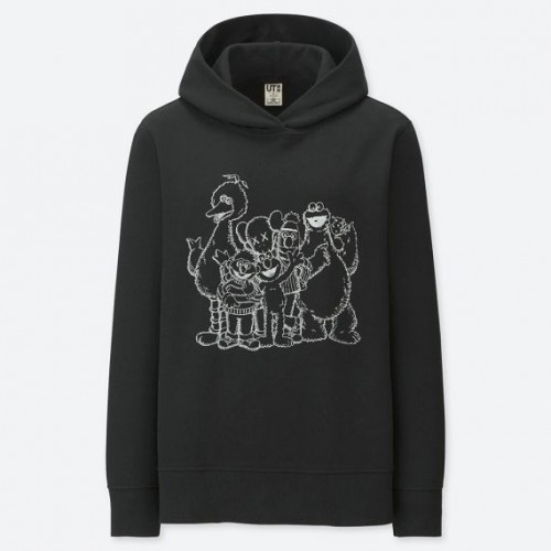 Uniqlo Kaws X Sesame Street Family Hoodie 