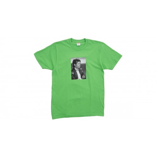 Supreme Micheal Jackson T Lime Green