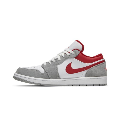 Jordan 1 Low SE Light Smoke Grey Gym Red