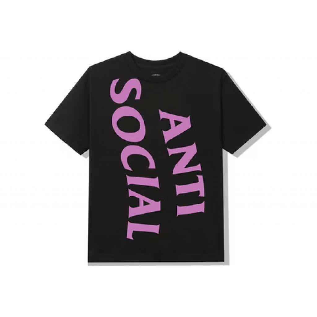 Anti Social Social Club Vertical Horizon T-shirt Black By Youbetterfly