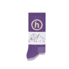 Hidden NY Crew Socks Purple