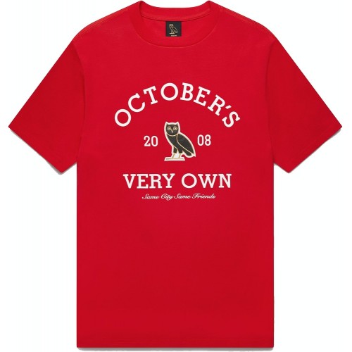 OVO Collegiate T-Shirt Red