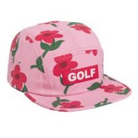 Golf find some time camp hat pink