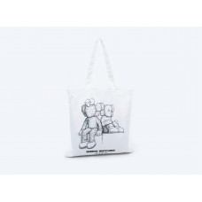 KAWS SEEING/WATCHING Tote Bag (B/W sketch)