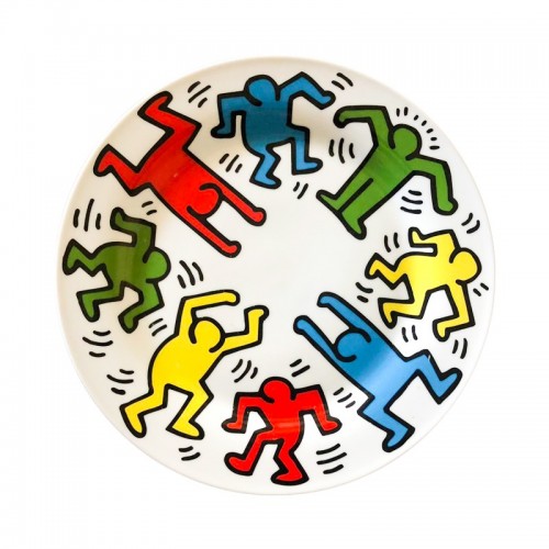 Keith Haring Porcelain Rare Plates 
