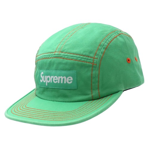 Supreme Contrast Stitch Camp Cap