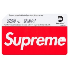 Supreme Metro Card MTA ss17 