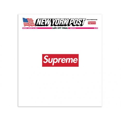 Supreme x New York Post Magazine Cover 