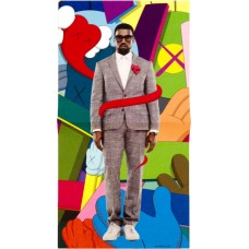 Kanye West X KAWS original poster