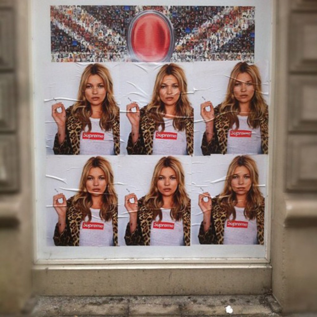 kor Wrap Besiddelse Supreme x Kate Moss Original Poster 2012 by Youbetterfly