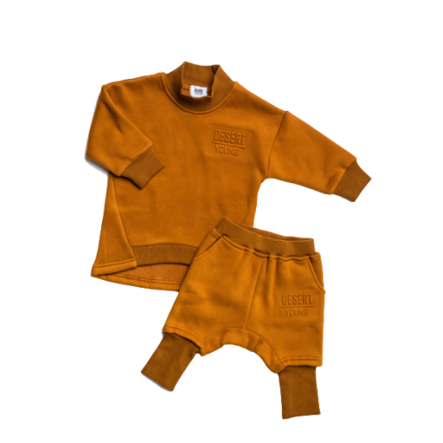 Desert Young Crew Neck Dark Camel